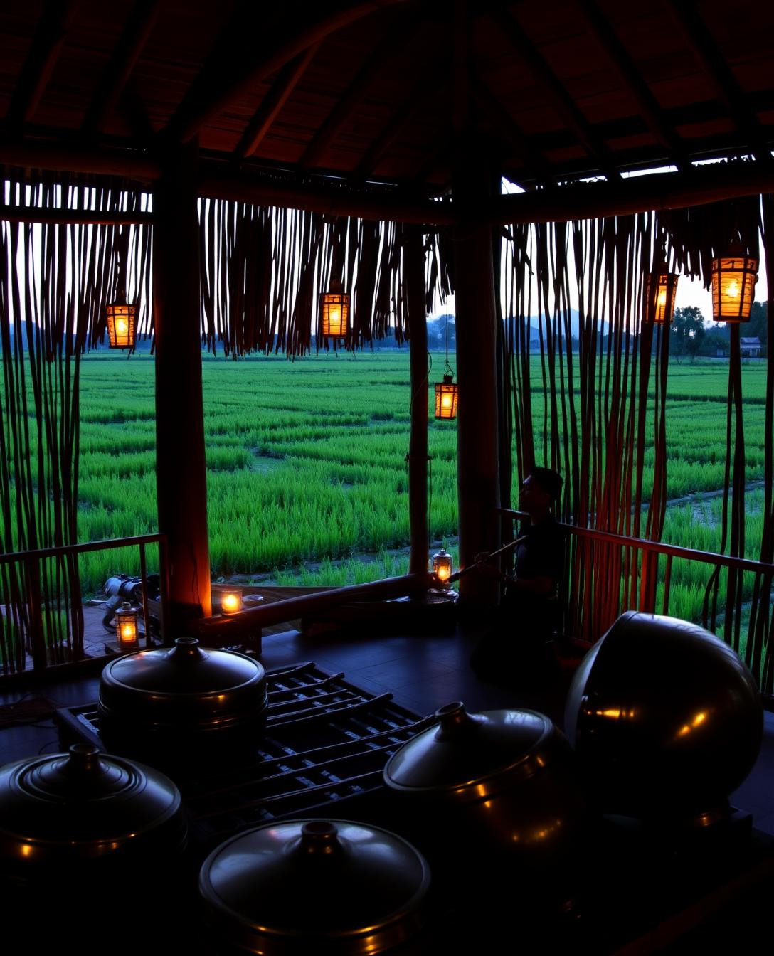 The Gamelan at Twilight