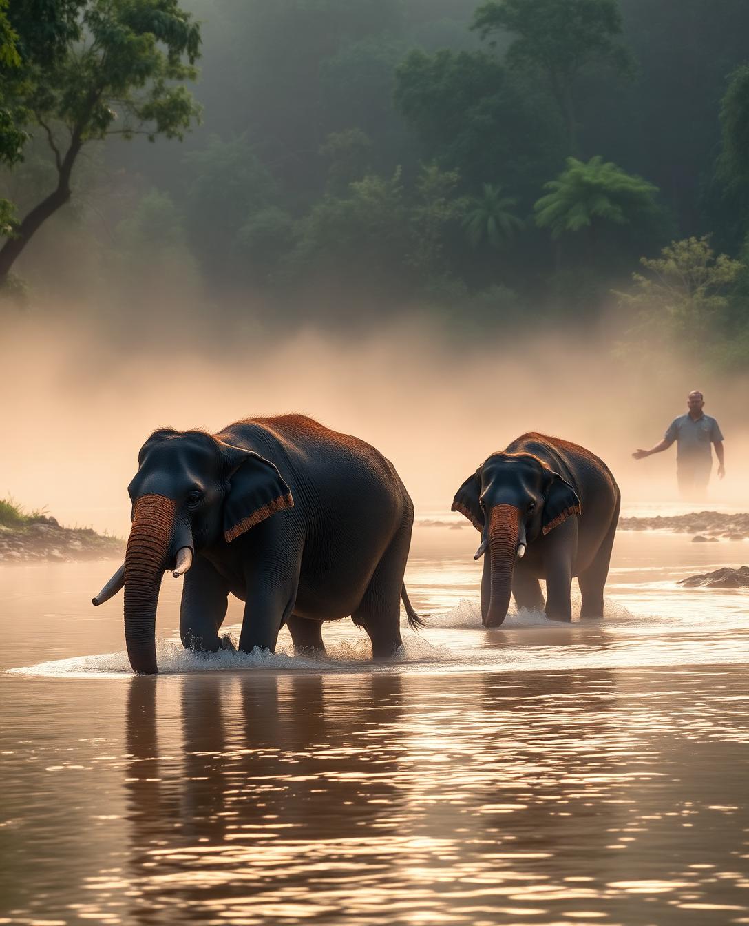 The Elephant Dawn