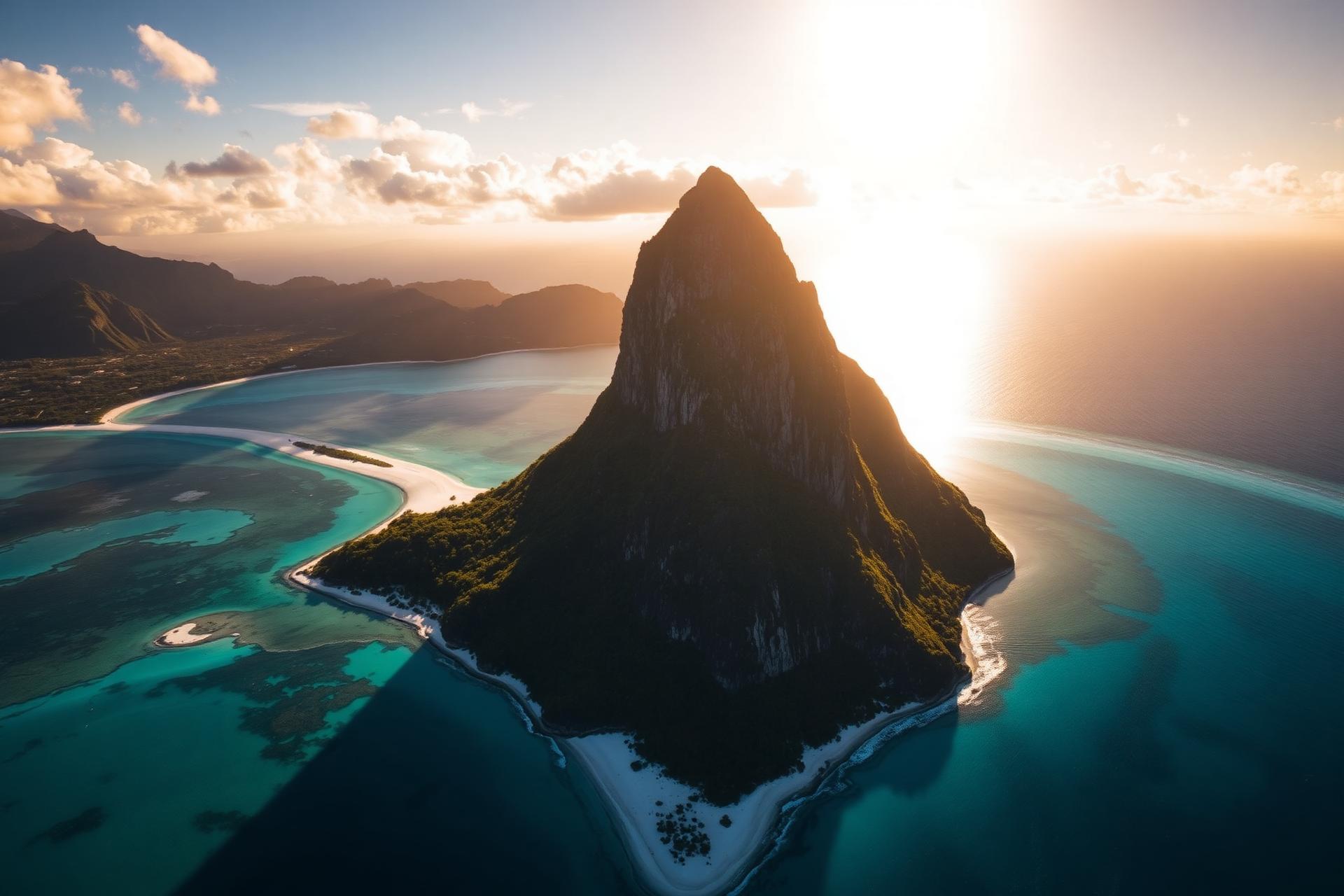 Le Morne Lagoon.